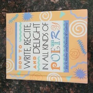 Vintage poetry book